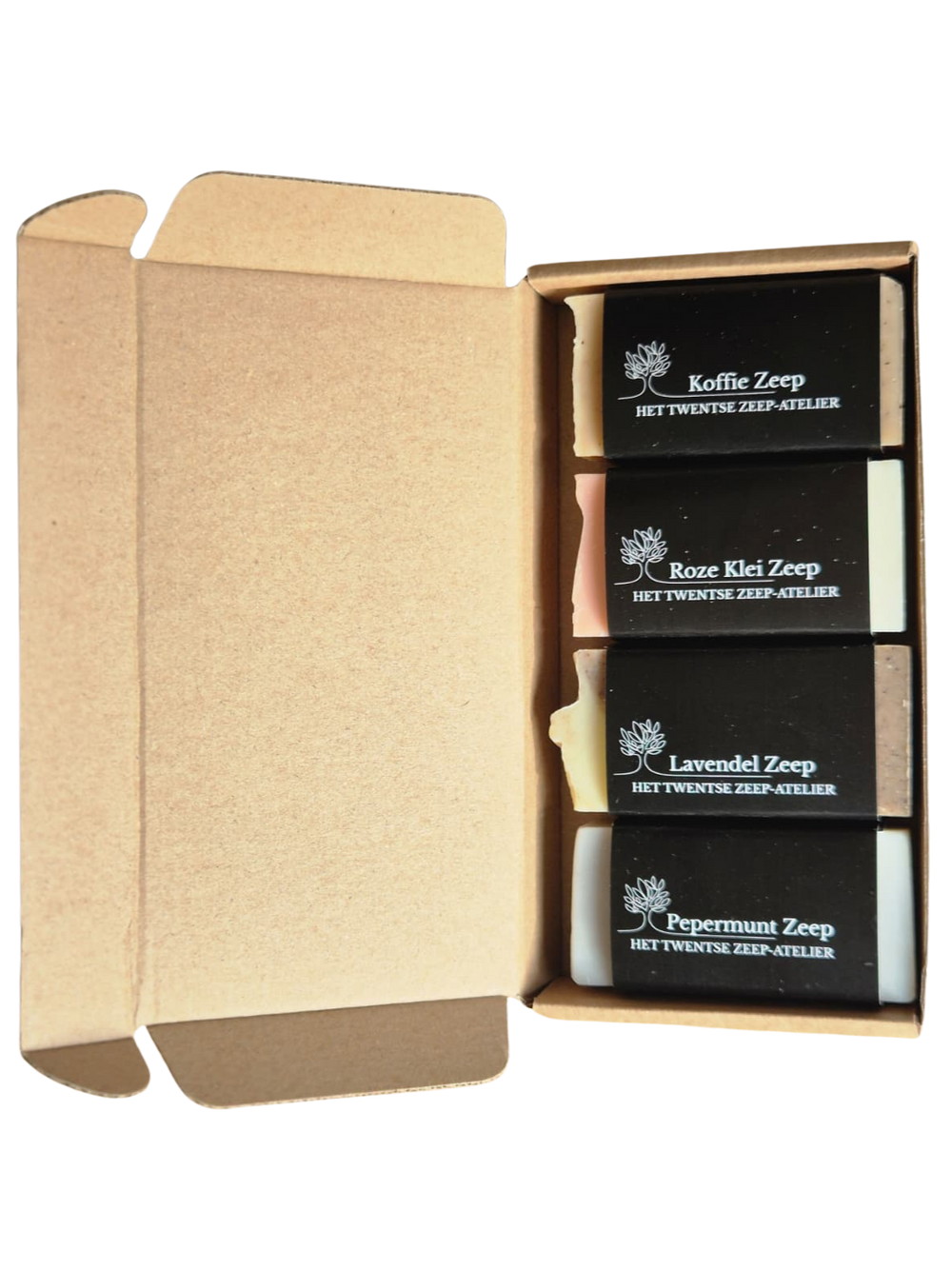 Overhead flatlay met ingrediënten