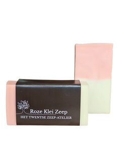 Seife aus rosa Tonerde
