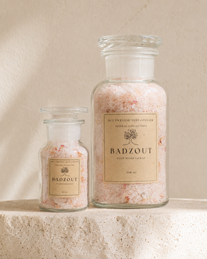 Badzout Mineral Collection – luxe apothekersfles 135 gram