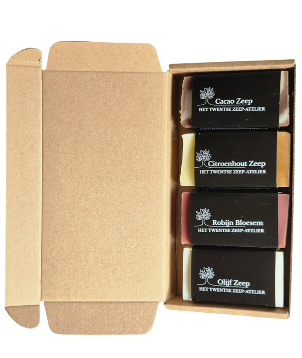 Veganes Seifenpaket – 4 handgemachte Seifen