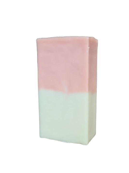 Seife aus rosa Tonerde