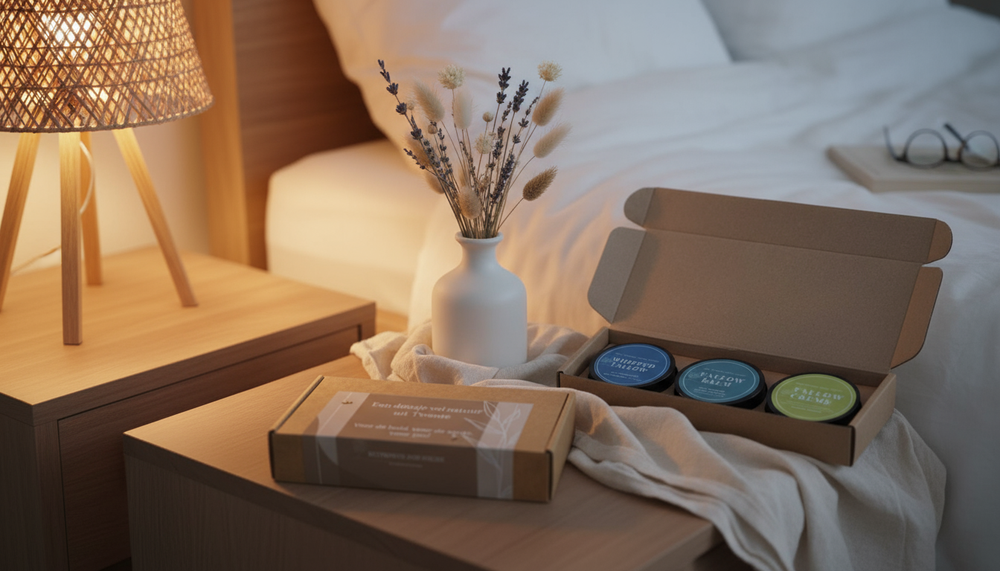 Gezellige nachtkastje styling