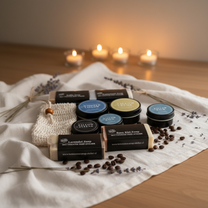 Spa sfeer met lavendel en kaarsen