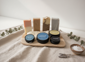 Tallow giftset op mooie achtergrond