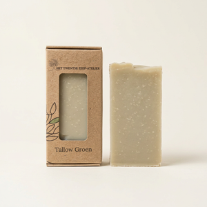 Tallow Groen met verpakking en losse zeep