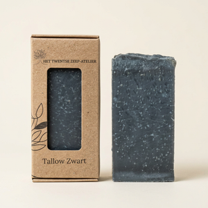 Tallow Zwart met verpakking en losse zeep