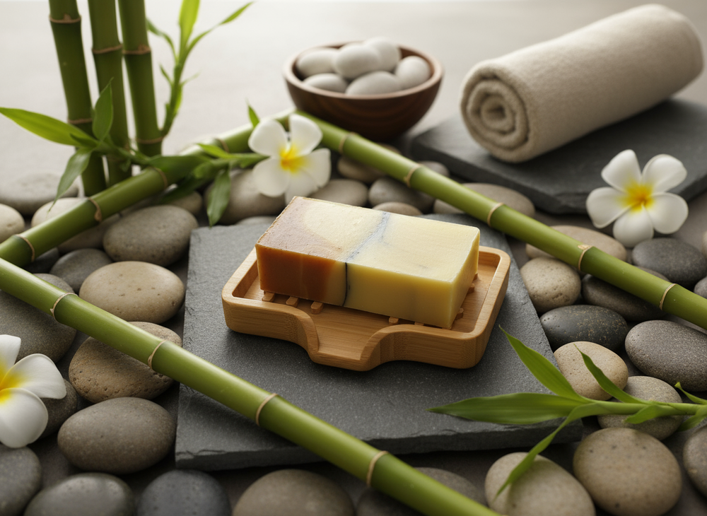 Seifenschale, Holz – Naturoptik